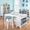 Martha Stewart Wooden Kids Art Table and Chair Set: Kids' Wooden Activity Table with Paper Roll, Paint Cups & Storage Bins - 3 of 4