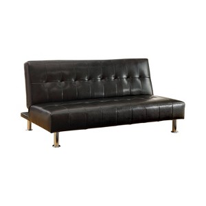 Harrison Futon Upholstered Sofa Galaxy Black - miBasics