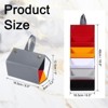 Unique Bargains Foldable PU Leather Sunglasses Eyewear Accessories Organizer - 2 of 4