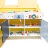 Svan Construction Truck Wooden Playset w 60+ Toy Pieces- Spinning Turn Saw, Steering Wheel & Wood to Saw Apart, Dual Sided Play Stand, Kids Gift - 3 of 4