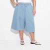 Women's Baggy Longline Sweat Shorts - Wild Fable™ - 2 of 3