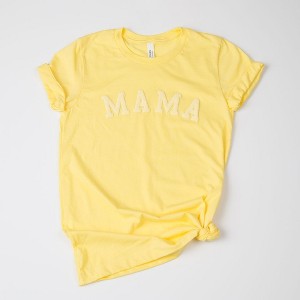 Simply Sage Market Mama Bold Puff Print Short Sleeve Tee - 1 of 2