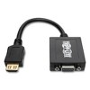 Tripp Lite HDMI to VGA with Audio Converter Cable, 6", Black - 3 of 4