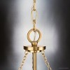 Urban Ambiance Luxury Bohemian Indoor Chandelier,  23-5/8''H x 22-3/8"W x 22-3/8''D,  Vintage Brass Finish, UHP4683 - 4 of 4