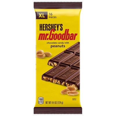 HERSHEY'S Mr. Goodbar Chocolate with Peanuts, 4.4 oz