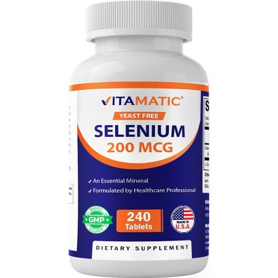 Yeast Free Selenium 200 mcg - 240 Tablets