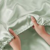 Sapphtopaz Luxury Satin Comforter Set, Bedding Set Fitted Sheet Set with 1 Flat Sheet,1 Fitted Sheet,2 Pillowcase, Machine Washable - 4 of 4