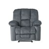 Sapphtopaz Modern Manual Recliner Chair Accent Chair Push Back Upholstered Chair with 2 Cup Holders Recliner Chair for Bedroom, Living Room - 3 of 4