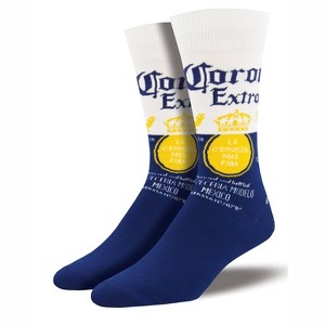 Mens Corona Extra Classic Logo Socks - 1 of 2
