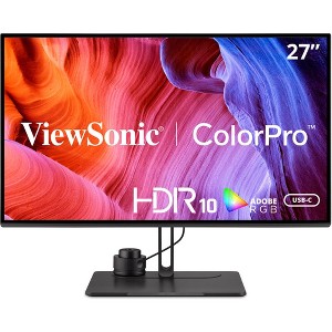 Manufacturer Refurbished ViewSonic ColorPro VP2786-4K 27" 4K UHD 3840 x 2160 HDR Monitor, Black - 1 of 1