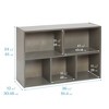 ECR4Kids Streamline 5-Compartment Storage Cabinet, 24in, 1 - 2 of 4