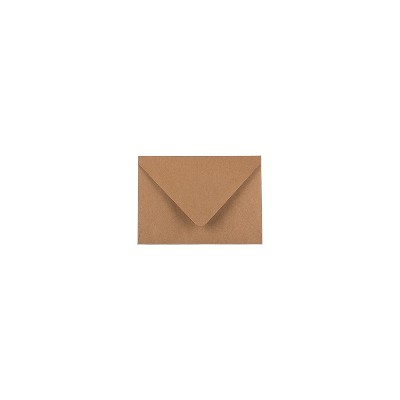 JAM Paper A6 Invitation Envelope 4 7/5" x 6 1/2" Brown Kraft Recycled 100/Pack (63134660D)
