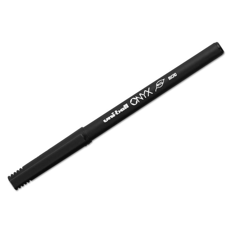 uni-ball Onyx Roller Ball Stick Dye-Based Pen Black Ink Micro Dozen 60040, 2 of 9