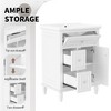 Dexmalle 24" Bathroom Vanity Cabinet with One Flip Drawer and Two Drawers - 4 of 4