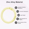 Unique Bargains Metal Spring O Rings Zinc Alloy Durable Multipurpose Lightweight Buckle - 2 of 4