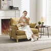 PAGED Convertible 3-in-1 Accent Lounge Chair Bed with Side Pockets & 3 Pillows,Upholstered Sleeper Chair Sofa for Living Room,Study - 4 of 4