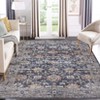 Machine Washable Rug Ultra Thin Area Rug Non Slip Vintage Rug Foldable Stain Resistant Rugs for Living Room Bedroom Indoor Low Pile Carpet - 3 of 4