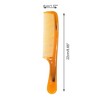 Unique Bargains Portable Tendon Comb For Curly Hair Orange 1 Pc - 2 of 4