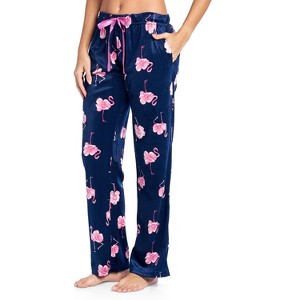 Ashford & Brooks Women's Plush Mink Fleece Pajama Sleep Pants - 1 of 4