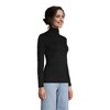 Lands' End Women's Lightweight Jersey Skimming Long Sleeve Turtleneck - 4 of 4