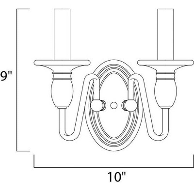 Towne 10" Wide Oil Rubbed Bronze Steel Wall Sconce