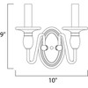 Maxim Lighting Towne 2 - Light Wall Light in  Oil Rubbed Bronze - 2 of 2