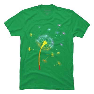 Design By CreativeHT Humans Rainbow Colorful Dandelion Flower Pride By CreativeHT T-Shirt