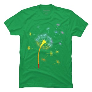 Design By CreativeHT Humans Rainbow Colorful Dandelion Flower Pride By CreativeHT T-Shirt - 1 of 2