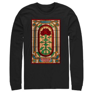Men's Stranger Things The Rose of Life Long Sleeve Shirt - 1 of 4