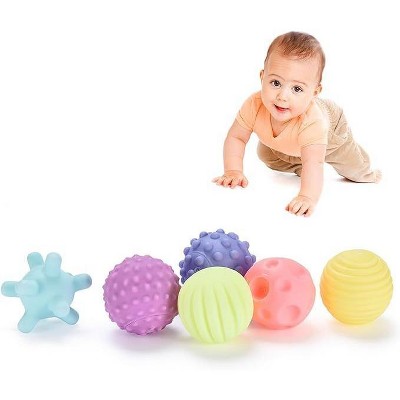 Image of Botabee Sensory Balls for Babies, Pack of 6, Multicolored