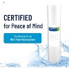 Attop 20-Inch Whole House Sediment Filter Cartridge Replacement, Dual-Gradient Density Spun Polypropylene, 20" x 4.5", 5 Micron, Pack of 1, White - 2 of 4