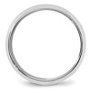 Black Bow Jewelry 8mm 10K White or Yellow Gold Beveled Edge Comfort Fit Band - 2 of 4