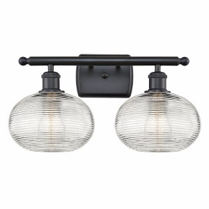 Ithaca - 2 Light Bath Vanity In Industrial Style-9.25 Inches Tall and 18 Inches Wide - 1 of 1