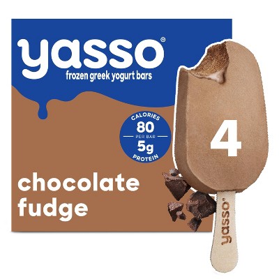 Yasso Frozen Greek Yogurt - Chocolate Fudge Bars - 4ct
