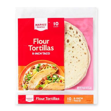 8" Flour Tortillas - 10ct - Market Pantry™