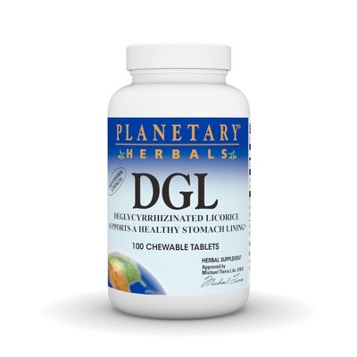 DGL Licorice by Planetary Herbals  -  100 Tablet