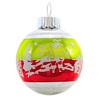 Christopher Radko 2.0 Inch Vintage Flocked Ornament Set Patterns Glitter Scenes Tree Ornament Sets - 3 of 4