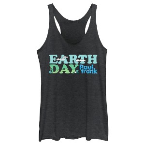 Women's Paul Frank Earth Day Racerback Tank Top - 1 of 4