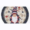 Earth Rugs Handmade Patriotic Gnome Coaster – Rustic Americana Kitchen Accent 5"x5" - 2 of 3
