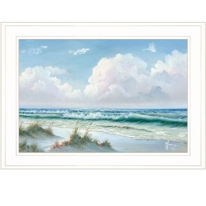 Beach by Georgia Janisse , Ready to Hang Framed Print, White Frame - 1 of 1