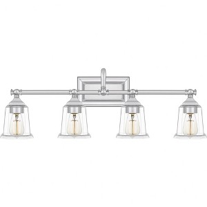Quoizel Lighting Nicholas 4 - Light Vanity in  Polished Chrome - 1 of 4