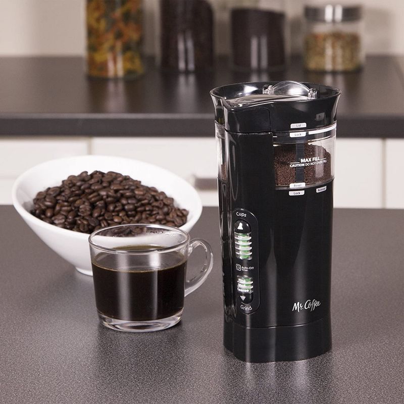 Mr. Coffee 12 Cup 3 Speed Programmable Electric Coffee Grinder, 2 of 6