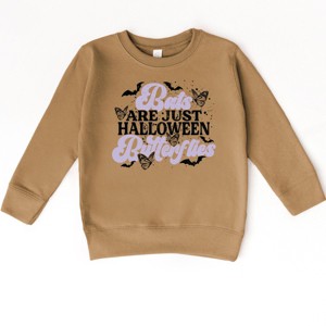 Bats Are Just Halloween Butterflies - Toddler Graphic Sweatshirt - 1 of 3