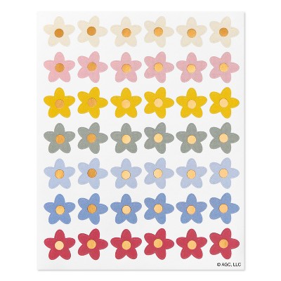 42ct Spring Flower Stickers: Carlton Cards Cute Scrapbook & Easter Decor