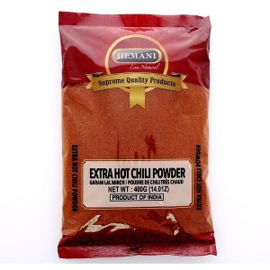 HEMANI Extra Hot Chili Ground (Garam Mirchi Powder) 400gm - 1 of 2
