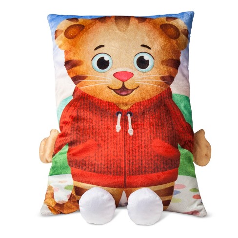 Daniel Tiger S Neighborhood Red Brown Pillow Buddy 20 X 14