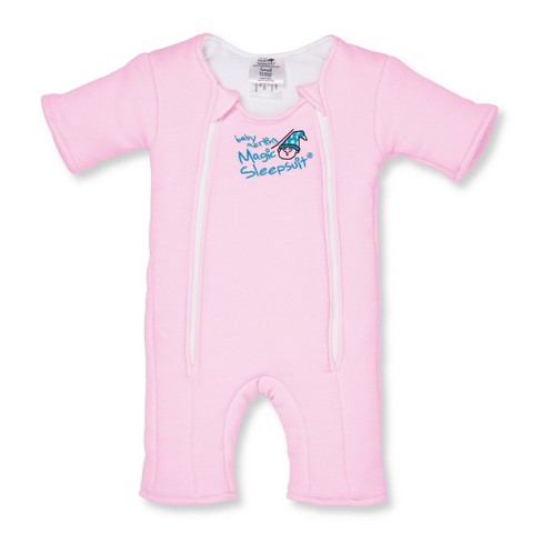 Baby Merlin s Magic Sleepsuit Swaddle Wrap Transition Product 3 6 Months Pink Target