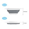 Unique Bargains Draining Pasta Potatoes Square Silicone Collapsible Colander with Handles 1 Pc - 3 of 3