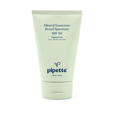 Pipette Mineral Broad Spectrum SPF 50 Sunscreen - 4 fl oz