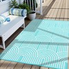 Lahome Outdoor Plastic Straw Rug-Waterproof Reversible Mat for Patio, Backyard, Camping, RV Awning - 4 of 4